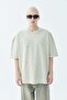 DISTRESSED OVERSIZE T-SHIRT-KHAKI - 8