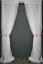 PASTA 150 MODEL GOLD SILVERY BROKEN WHITE COLOR READY STITCHED PLEATED TOWEL CURTAIN 300*260 - 6