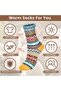 5-Pair Women's Wool Socks, Soft Winter Hiking Socks for Cozy Warmth - 5