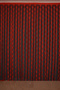 Kelebek Model Red Color Rope Curtain Ready Made Buttons Sewn Rope Curtain 300*270 cm - 2