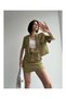 Premium 100% Cotton Gabardine High Waist Mini Skirt Jacket Summer Stylish Modern Women's Two-Piece Set - 3