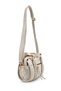 Knitted and Pendant Detailed Jimmy Women's Crossbody Bag Cream - 5