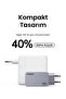 Nexode Pro 100W GaN Hızlı Şarj Cihazı USB-C QC PD 2xUSB-C, 1xUSB-A, Uzay Grisi, 25874 - 3