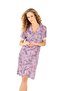 Front Buttoned Cotton Women's Nightgown Bpj1954