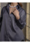 Women's Satin Shirt Long Sleeve Classic Chic Office Daily Shiny Fabric Buttoned Basic Shirt