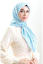 وشاح رايون رقمي 70307-02 أزرق