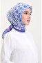 وشاح ناعم منقوش 70261-04 ساكس بينك - 2