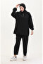 Sports Tunic Pants Double Set 5090-02 Black - 5