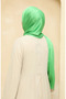 Nursema Kumlu Silk Shawl 81001-02 Pistachio Green - 3