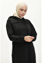 طقم بدلة رياضية بخيطين 3034-03 أسود - 7