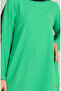 Aerobin Fabric Slit Tunic 9138-02 Green - 4