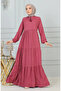Tassel Detail Dress 0229-11 Dusty Rose - 3