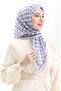 وشاح ناعم منقوش 70294-03 أرجواني - 2