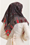 Ethnic Amber Scarf 70276-07 Burgundy - 3