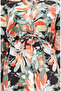 Modal Fabric Half Button Dress 0164-04 Khaki Tile - 5