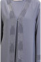 Plus size dress vest double set 6140-04 gray - 4