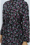 Half Button Waist Lace-Up Dress 0139-01 Black - 5