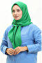 وشاح ناعم باللون الأخضر العشبي - موديل 2005-35 - 2