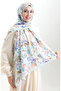 Karaca cotton shawl 82006-07 baby blue purple