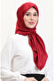 Plain Twill Scarf 19096-10 Claret Red Model Men's Shoes