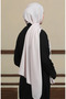 Madame Mary Baklava Jacquard Shawl 19087-20 Stone - 4