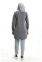 Ribbed Slit Araboy Tunic 9117-02 Gray - 5