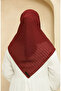 Burgundy Chiffon Scarf 2015-21 - 3