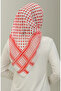 Palestinian keffiyeh scarf 1001-04 red - 6