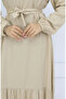 Beige Belted Belmando Fabric Dress 2013-01 - 4