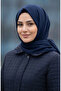 معطف مبطن مقاس كبير 6133-02 أزرق داكن - 4