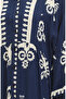 Balloon Sleeve Dress 4091-02 Navy Blue - 5