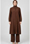 Aerobin Fabric Tunic Trousers Double Set 4142-10 Brown - 3