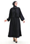 Lace Detailed Blouse Skirt Double Set 2066-01 Black - 2