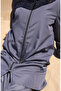 Beach Zippered Hijab Swimsuit with Bonnet Gift 9003-01 Smoked - 5
