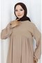 Waist Gathered Dress 4102-07 Mink - 3