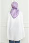 Dark Lilac Karaca Crystal Scarf - 81053-07 - 4