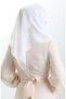 Madame Mary French Voile Scarf 19098-25 White - 3
