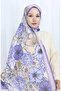 Champs-Elysees Floral Patterned Shawl 70319-02 Lilac - 2
