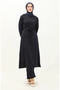 Slit Tunic Trousers Double Set 0664-09 Navy Blue - 2
