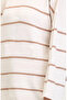 Striped Knitwear Set 3083-04 Cream - 4