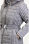 Fur Quilted Coat 0812-05 Gray - 5