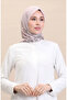 وشاح منقوش باللون الليلكي الفاتح - Flover-10
