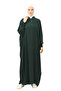 ملاءة سرير لحفلات الزفاف من Sultanbaş، مقبض عباية Cilbab Khimar، ياقة مطاطية، حجاب Ferace Medine Silk - 3