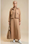Scuba Fabric Jacket Clothes Double Suit 0233-02 Milky Coffee - 3