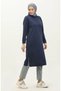 Hooded Sports Tunic 3007-31 Light Indigo - 2