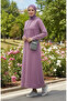 Two thread ka Hooded por dress 0190-05 lilac - 2