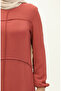 Aerobin fabric pleated dress 6595-03 dusty rose - 4