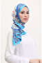 شال عثماني 70251-04 أزرق ساكس - 2