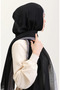 Amber luxury shawl 70274-12 black gray - 3