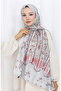 Indian Voile Shawl 70321-04 Burgundy - 2